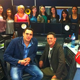 С Тедо след записите с хор 'Космически гласове от България' юни 2014г.