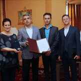 Awarding Honorary Sign of the President of the president Rosen Plevneliev